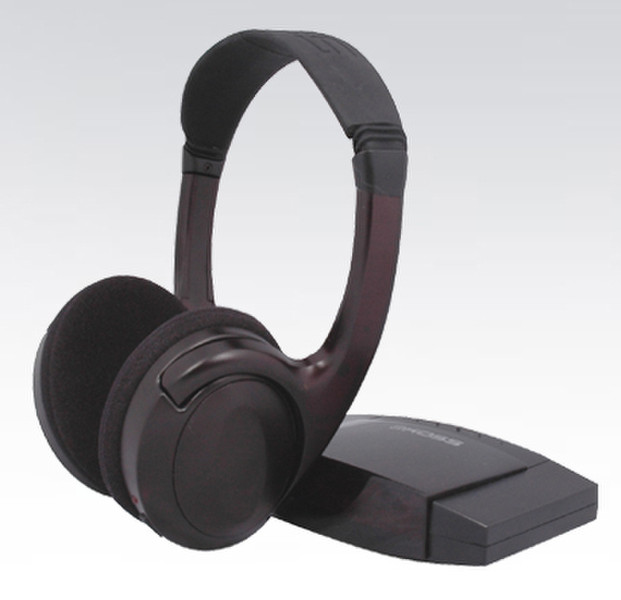 Koss HB79 Infrared Headphone - Connectivity: Wireless - Stereo - Over- Стереофонический Оголовье Черный гарнитура