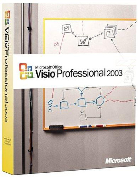 Microsoft Office Visio Professional 2003, SPA, MVL, CD Microsoft Volume License (MVL)