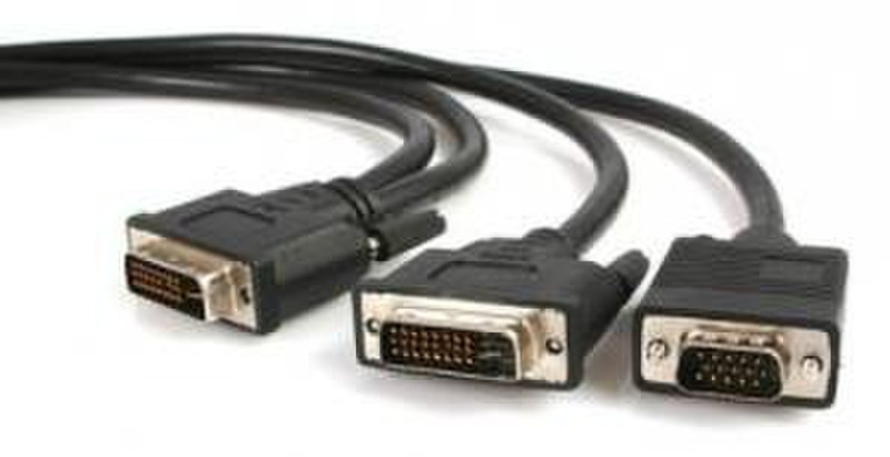Fujitsu S26361-F2542-L58 VGA (D-Sub) Черный адаптер для видео кабеля