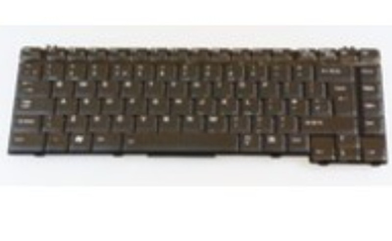 Toshiba P000464050 QWERTY Английский Черный клавиатура