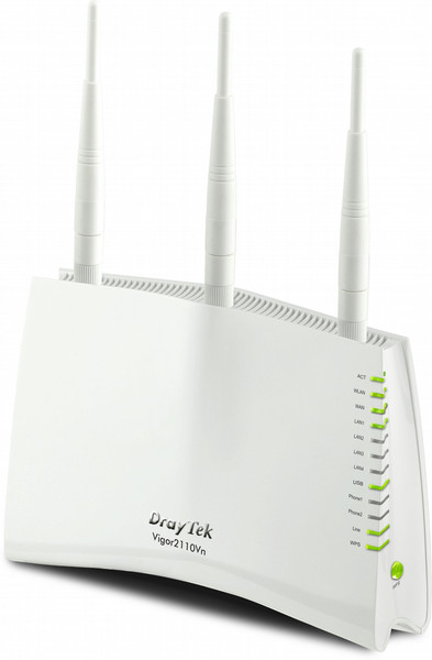 Draytek Vigor2110Vn Schnelles Ethernet Weiß WLAN-Router