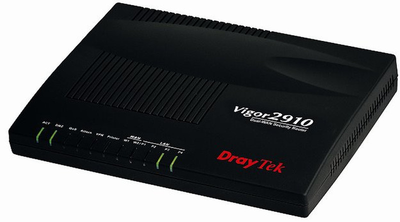Draytek Vigor2910 Schnelles Ethernet Schwarz WLAN-Router