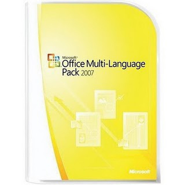 Microsoft Office Multi-Language Pack 2007, Win32, Disk kit, MVL, CD, ITA Italienisch