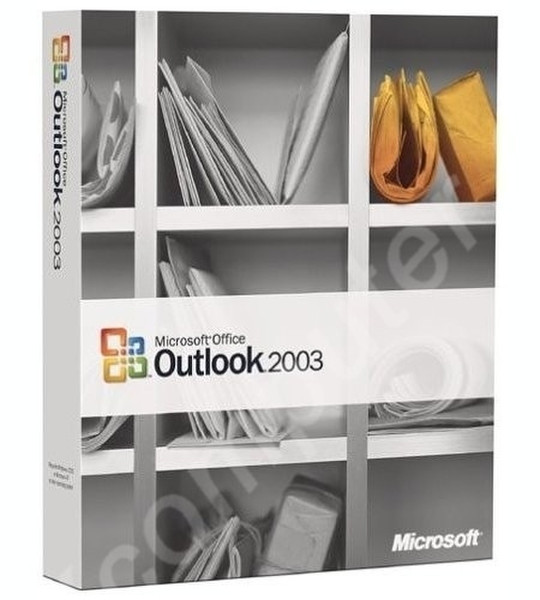 Microsoft Outlook 2003 for Exchange, Disk-Kit, Win32, ES email software