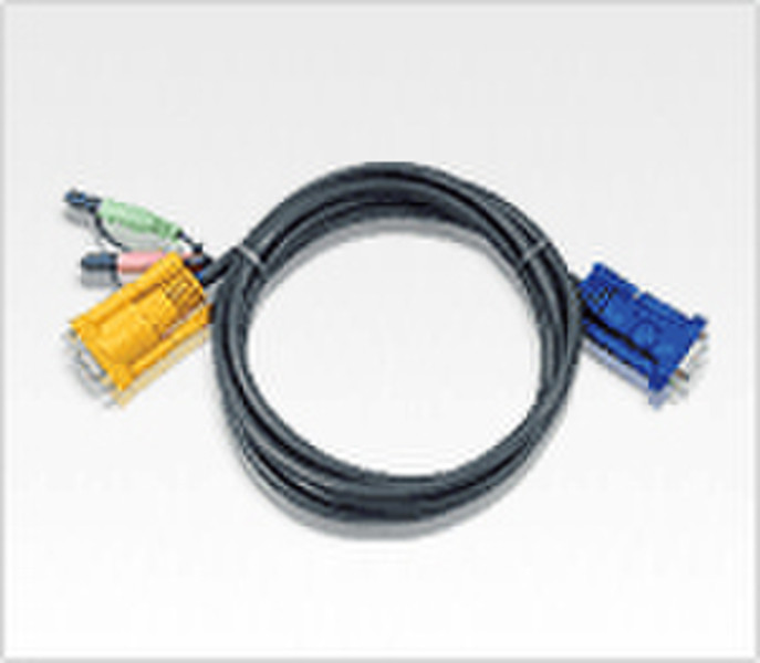 Aten 2L5203A 3м Черный кабель клавиатуры / видео / мыши