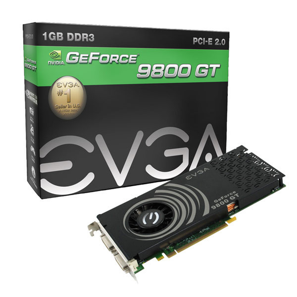 EVGA e-GeForce 9800 GT AKIMBO Superclocked 512MB