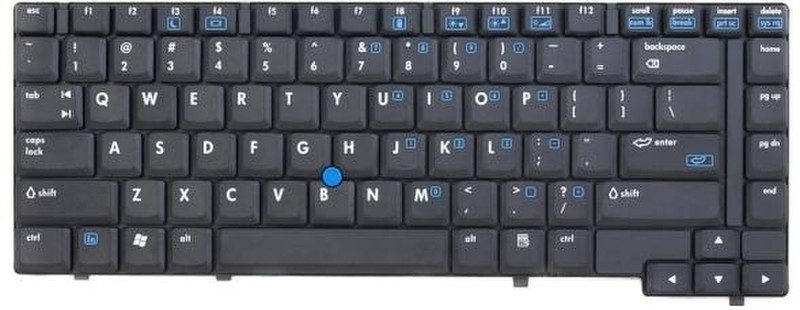 HP International Point stick Compaq 6910p Holländisch Schwarz Tastatur