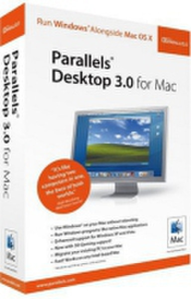 Parallels Desktop for Mac 3.0, ESD, 100-249u, Lic, DEU 100 - 249пользов.