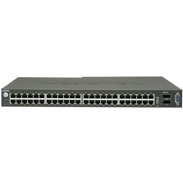 Nortel 5650TD Unmanaged L2 Power over Ethernet (PoE) Black