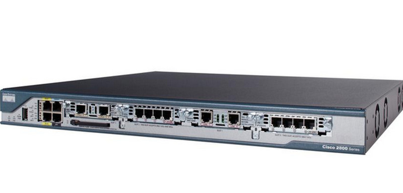Cisco 2801 Eingebauter Ethernet-Anschluss Mehrfarben Kabelrouter