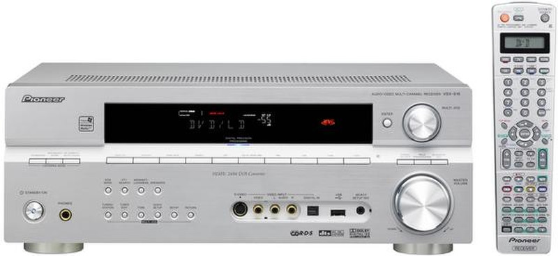 Pioneer 7 Channel A/V Receiver with Auto MCACC and USB Input (Silver)