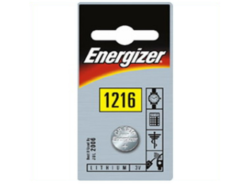 Energizer CR 1216 Литиевая 3В батарейки