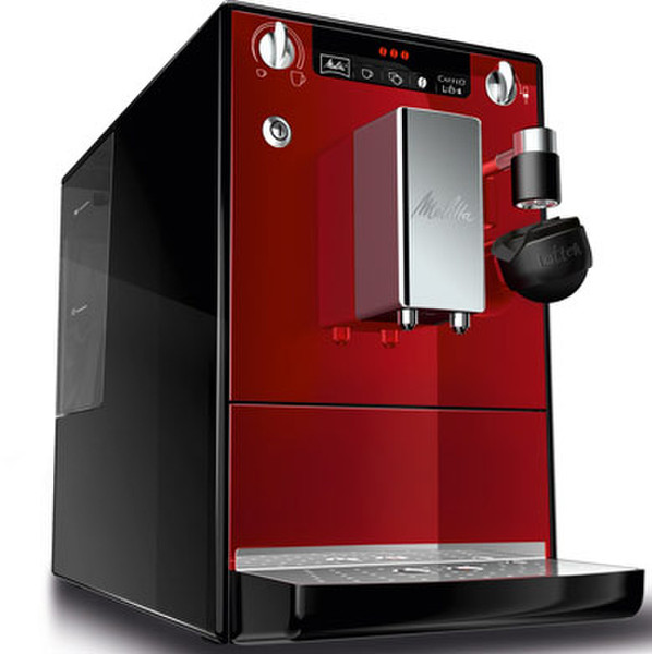 Melitta Caffeo Lattea freestanding Fully-auto Espresso machine 1.2L Black,Red