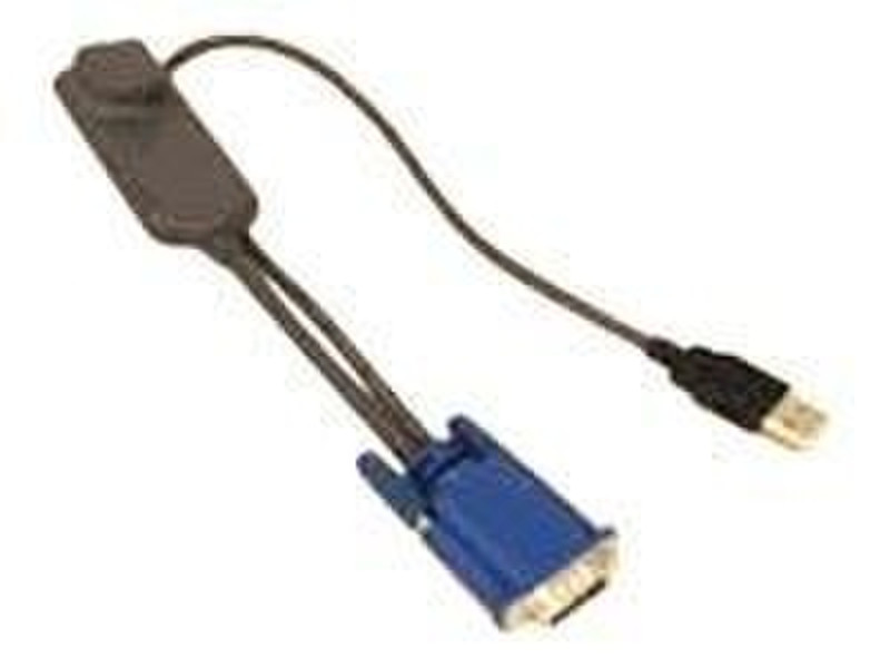 Fujitsu ADAPTER USB-VGA/KVM-RJ45 Braun Tastatur/Video/Maus (KVM)-Kabel
