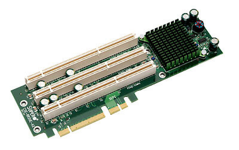 Supermicro 2U 3-PCI-X Slot Full Height, Full Length Active Riser Card