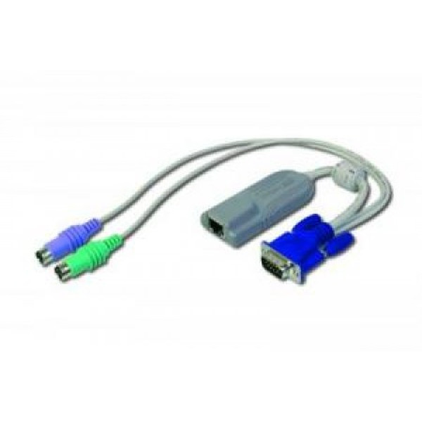 Raritan 64 P2CIM-APS2 Bulk pack 0.3m Multicolour,Grey KVM cable