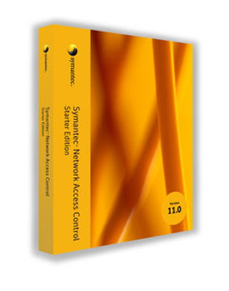 Symantec Network Access Control v.11.0 Starter Edition w/ 1 Year Essential Support, 1 User, Upgrade Level D, 3 Point(s), PC