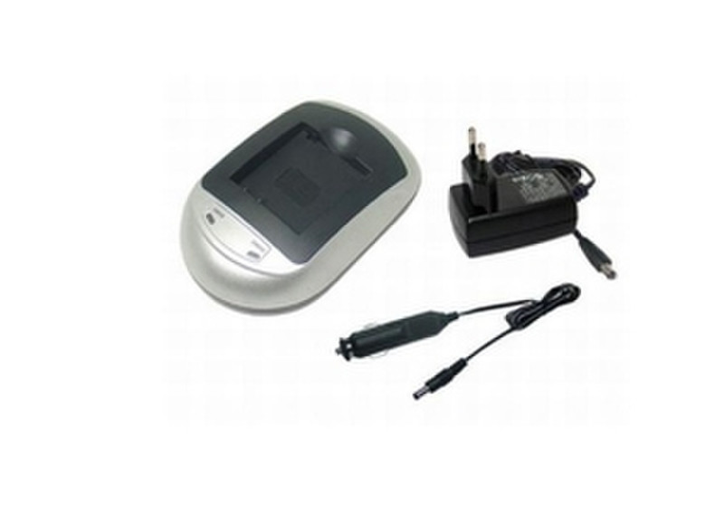 MicroBattery MBDAC1029 Auto/Indoor Black,Silver battery charger
