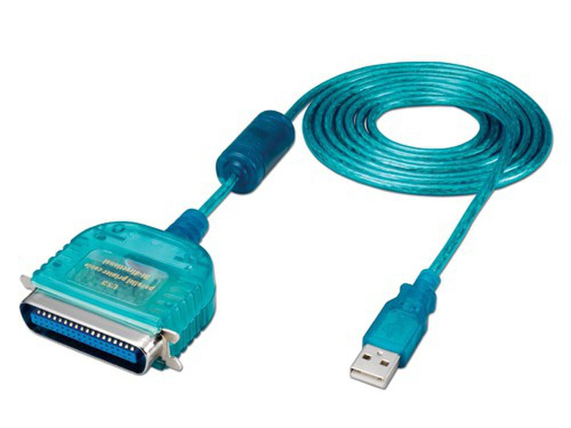 iTEC USBPRLA IEEE 1284 Centronics USB Blue cable interface/gender adapter