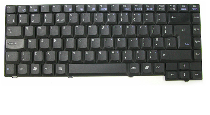 ASUS Keyboard A7 German QWERTY Немецкий Черный клавиатура