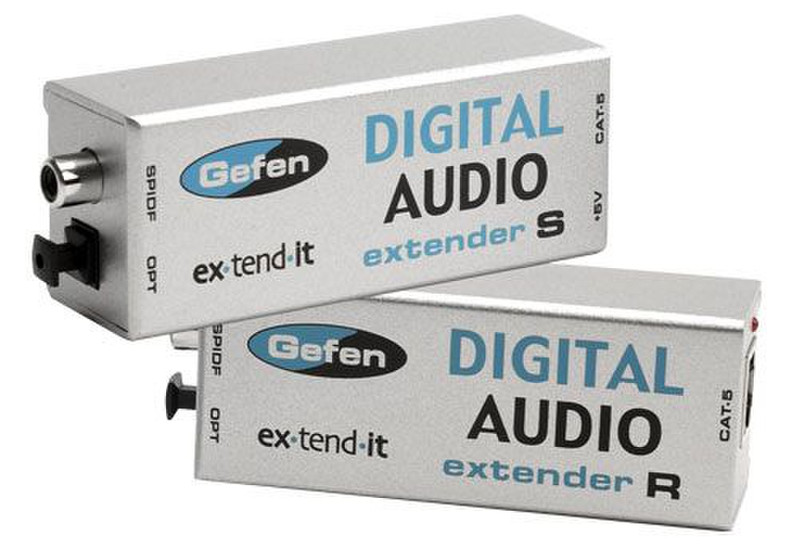Gefen EXT-DIGAUD-141 S/PDIF CAT5 Silver cable interface/gender adapter