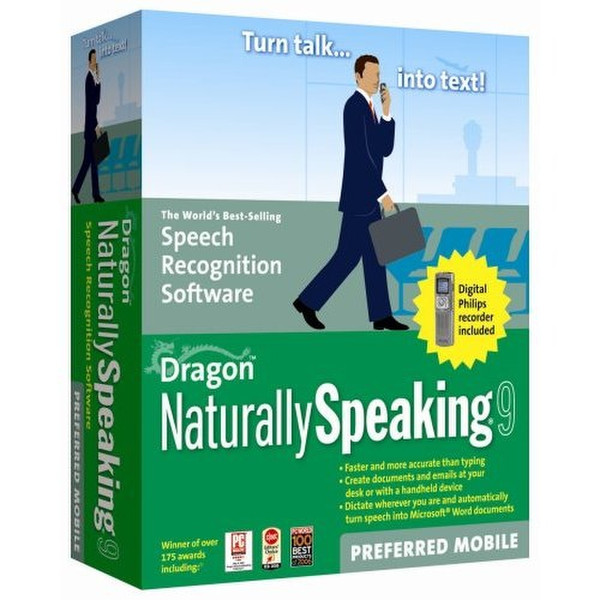 Nuance Dragon NaturallySpeaking Preferred Mobile 9 (EN)