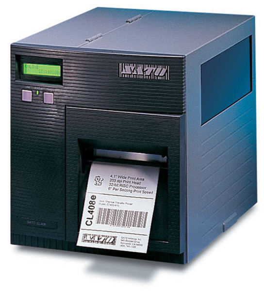 SATO CL408e Direct thermal / thermal transfer 203DPI Black label printer