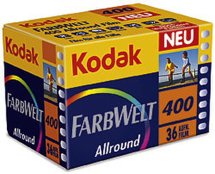 Kodak 1x3 Farbwelt 400 135/36 36shots colour film