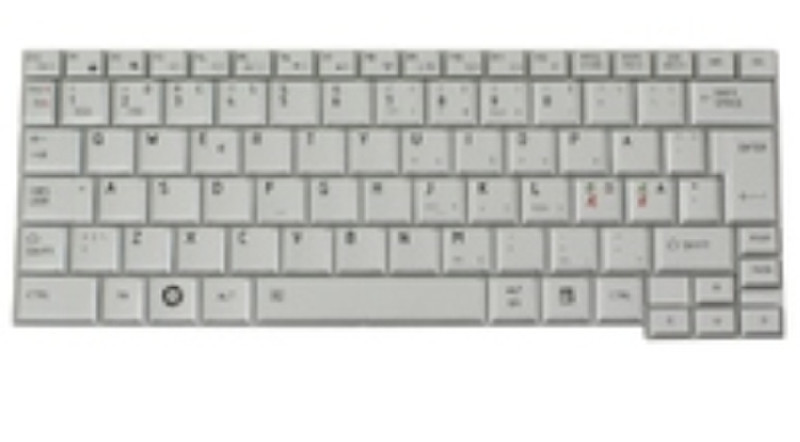 Toshiba P000489530 Norwegisch Weiß Tastatur