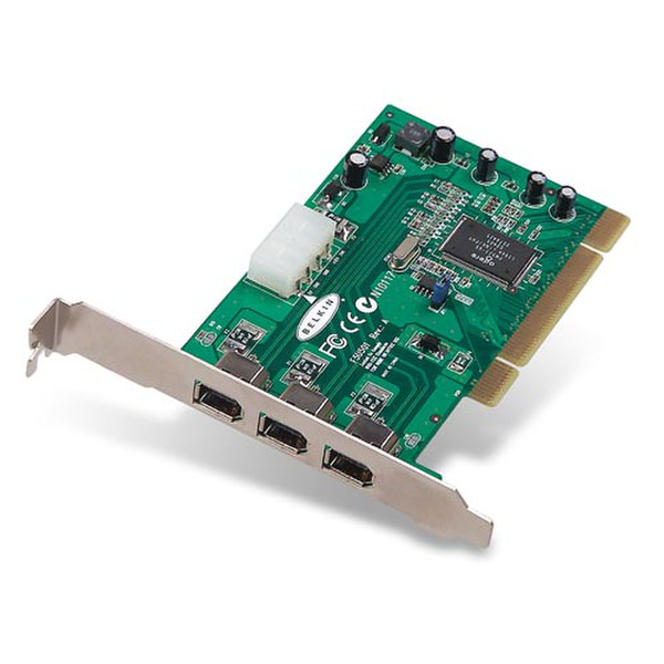 Belkin IEEE 1394 FireWire PCI Card интерфейсная карта/адаптер