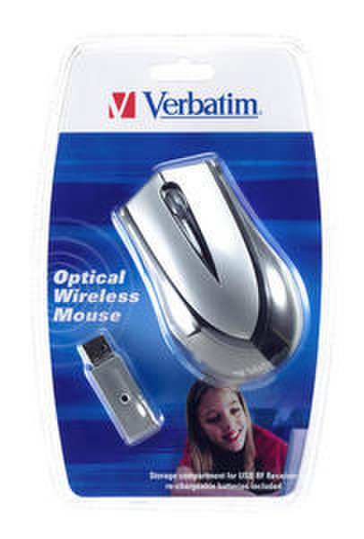 Verbatim Wireless Optical Desktop Mouse Беспроводной RF Оптический 800dpi компьютерная мышь