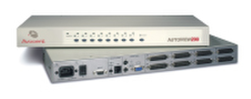 Vertiv AutoView 200 2x8 KVM Switch - 2 users, 8 systems, switch with receiver KVM переключатель