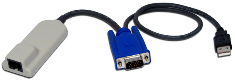Vertiv AVRIQ-USB 10m Black,Blue,Grey KVM cable
