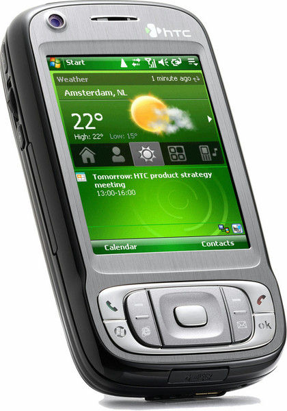 HTC TyTN II Одна SIM-карта Черный, Cеребряный смартфон