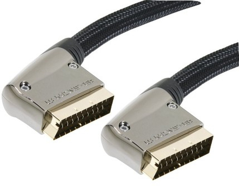 Monster Cable 132572 1м SCART (21-pin) SCART (21-pin) Черный SCART кабель