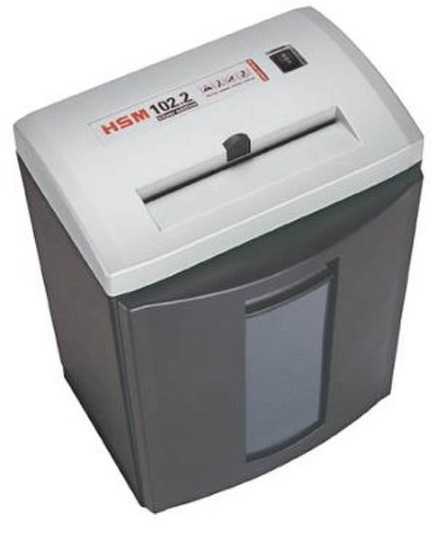 HSM 102.2 Compact 3.9 Strip shredding 60дБ Черный, Cеребряный измельчитель бумаги