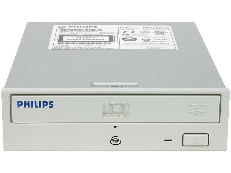 Philips Combo Internal Drive, grey Internal Grey optical disc drive