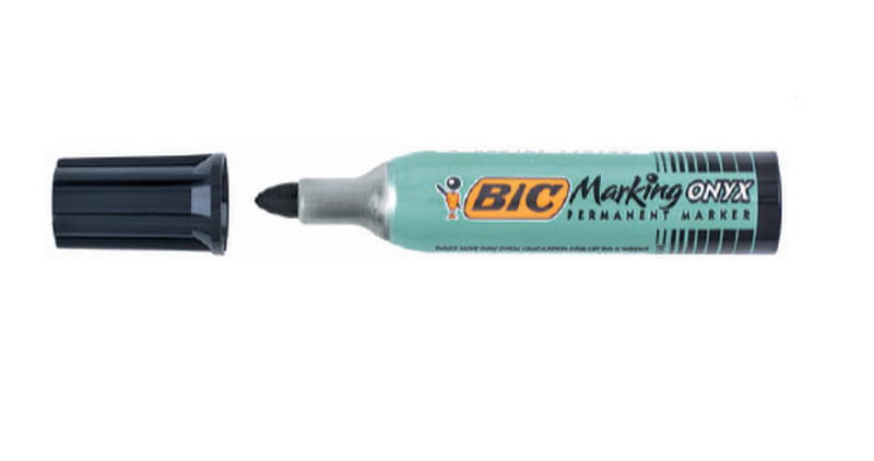BIC Marking Onyx 1482 Пулевидный наконечник Черный 12шт перманентная маркер