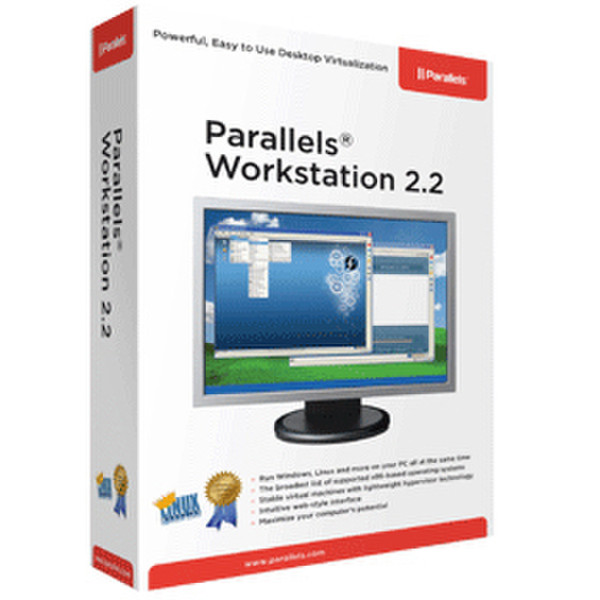 Parallels Workstation 2.2, ESD, EDU, MNT, RNW, 10-24u, 1Y, DEU Education (EDU) 10 - 24user(s)
