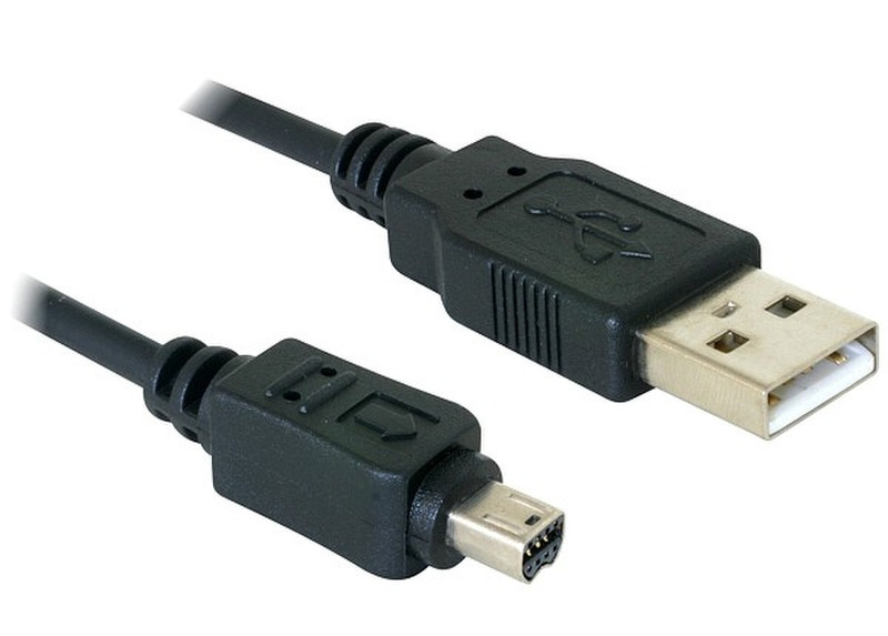 DeLOCK 82265 1.5м USB A Черный кабель USB