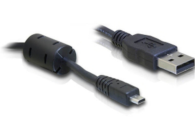 DeLOCK 82364 1.5м USB A Micro-USB B Черный кабель USB
