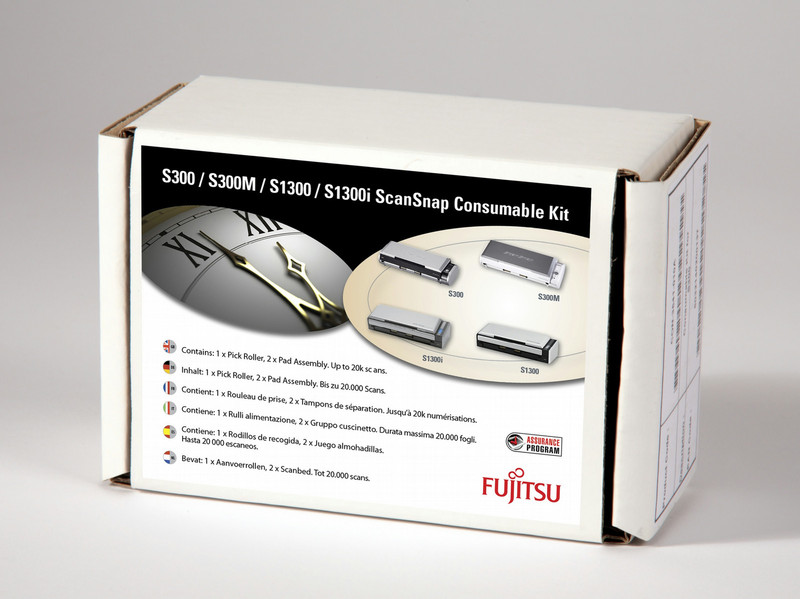 Fujitsu CON-3541-010A Scanner Verbrauchsmaterialienset Drucker-/Scanner-Ersatzteile