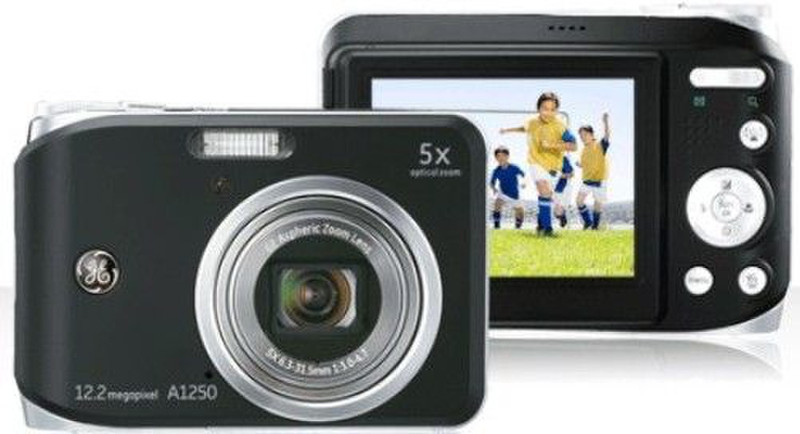 GE A1250 Compact camera 12.2MP Black