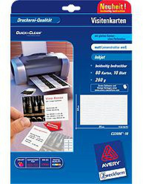 Avery C32096-10 80pc(s) business card
