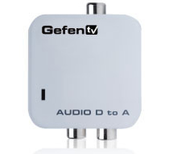 Gefen GTV-DIGAUD-2-AAUD S/PDIF L/R Grey,Silver cable interface/gender adapter