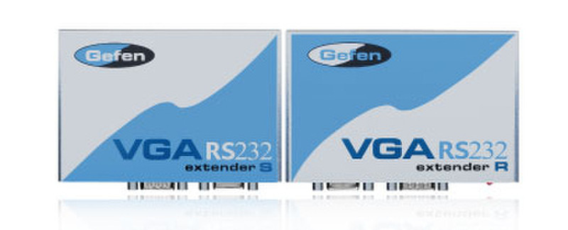 Gefen EXT-VGARS232-141 HD-15 HD-15 Синий, Cеребряный кабельный разъем/переходник