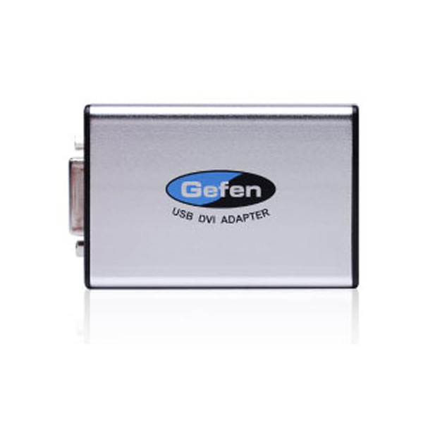 Gefen EXT-USB-2-DVI USB DVI Silver cable interface/gender adapter