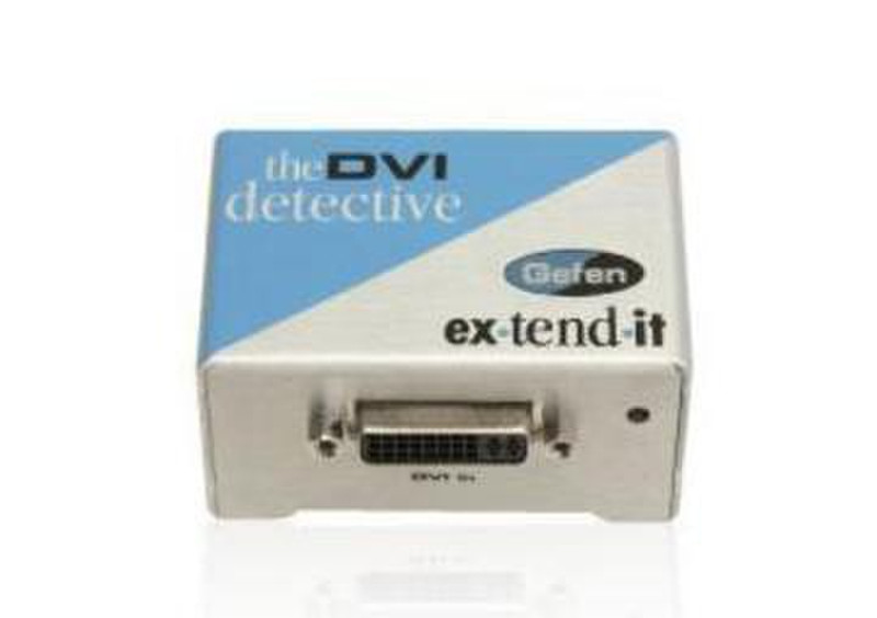 Gefen DVI Detective DVI Синий, Cеребряный кабельный разъем/переходник