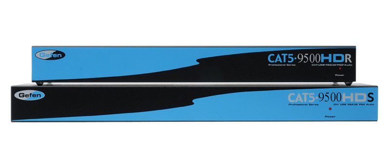 Gefen EXT-CAT5-9500HD Черный, Синий удлинитель консолей