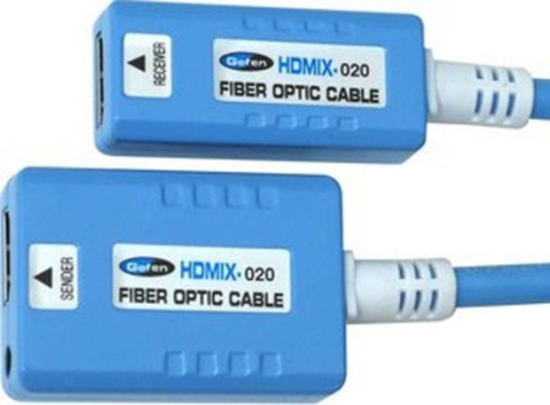 Gefen Fiber Optic HDMI 50.6м Синий HDMI кабель